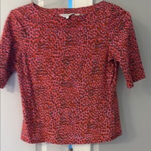 Women's Pink Patterned Top